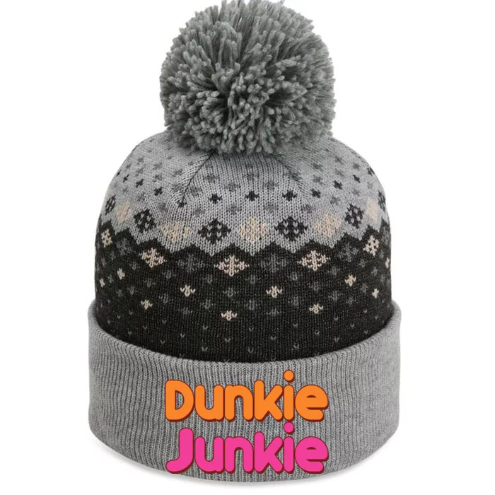 Dunkie Junkie The Baniff Cuffed Pom Beanie