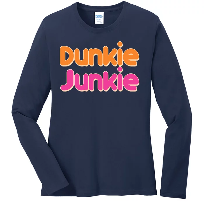 Dunkie Junkie Ladies Long Sleeve Shirt