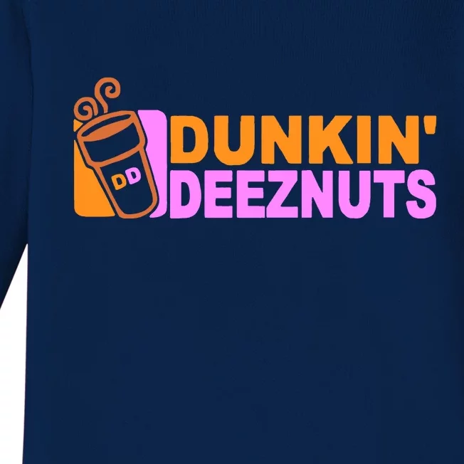 Dunkin Deeznuts Baby Long Sleeve Bodysuit