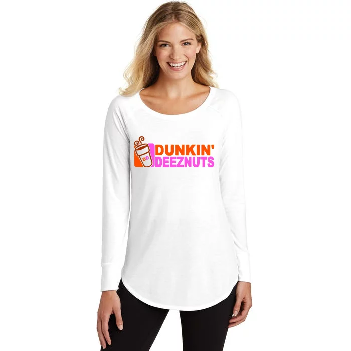 Dunkin Deeznuts Women's Perfect Tri Tunic Long Sleeve Shirt