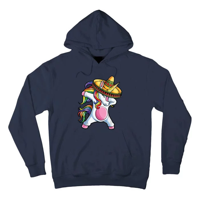 Dabbing Unicorn Shirts Cinco De Mayo Women Mexican Tall Hoodie