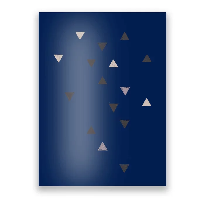 Down Up Scandi White Warm Grey Flax Lavender Poster