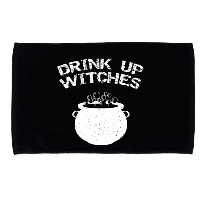 Distressed Up Witches Gift Microfiber Hand Towel