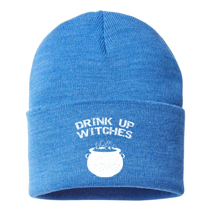 Distressed Up Witches Gift Sustainable Knit Beanie