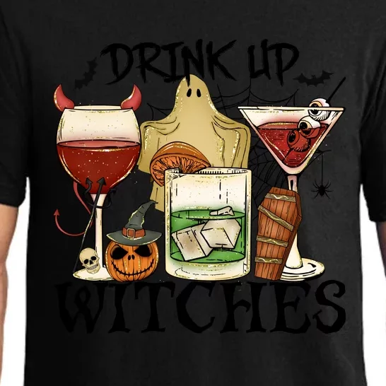 Drink Up Witches Halloween Witch Drinking Party Gift Pajama Set