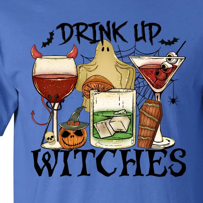 Drink Up Witches Halloween Witch Drinking Party Gift Tall T-Shirt