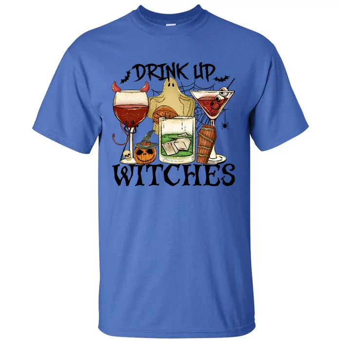 Drink Up Witches Halloween Witch Drinking Party Gift Tall T-Shirt