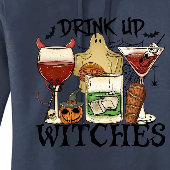 Drink Up Witches Halloween Witch Drinking Party Gift Women's Pullover Hoodie