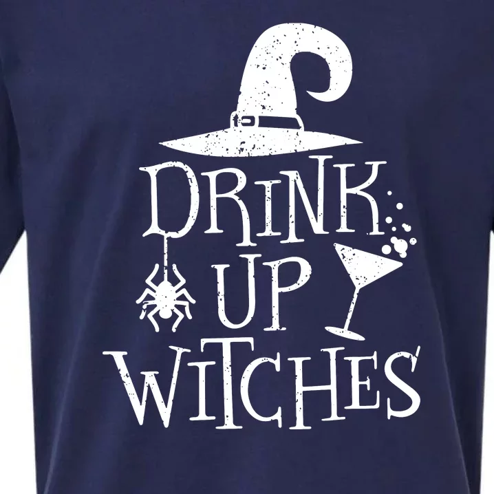 Drink Up Witches Funny Halloween Sueded Cloud Jersey T-Shirt