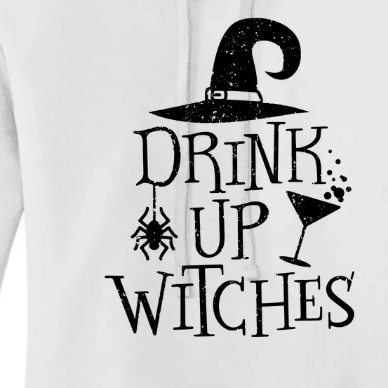 Drink Up Witches Funny Halloween Women's Pullover Hoodie