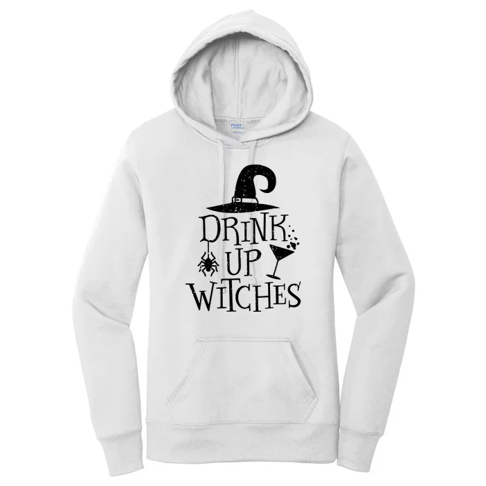 Drink Up Witches Funny Halloween Women's Pullover Hoodie