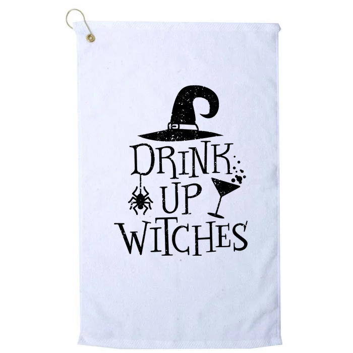 Drink Up Witches Funny Halloween Platinum Collection Golf Towel