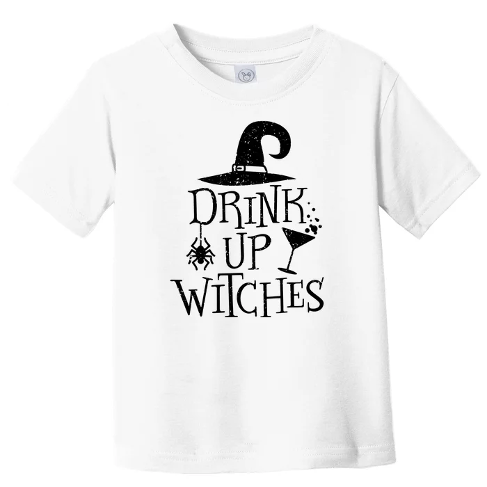 Drink Up Witches Funny Halloween Toddler T-Shirt