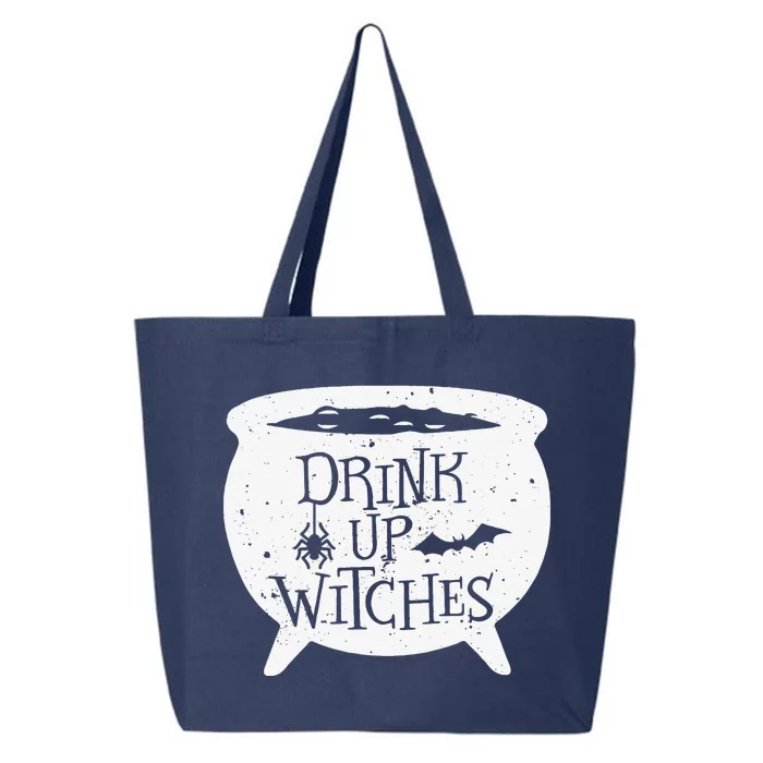 Drink Up Witches Funny Witch Cauldron Halloween 25L Jumbo Tote