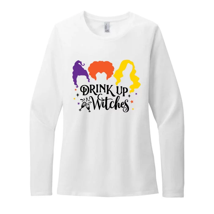 Drink Up Witches Halloween Hocus Spooky Womens CVC Long Sleeve Shirt