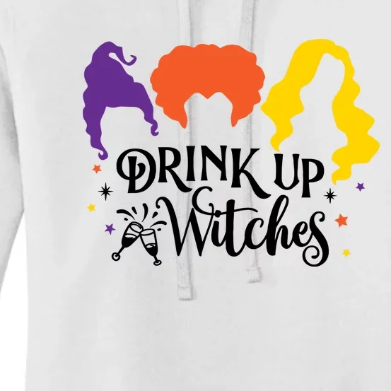 Drink Up Witches Halloween Hocus Spooky Women's Pullover Hoodie