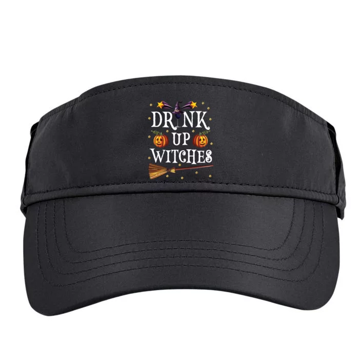 Drink Up Witches Wine Party Halloween Drinking Adult Drive Performance Visor