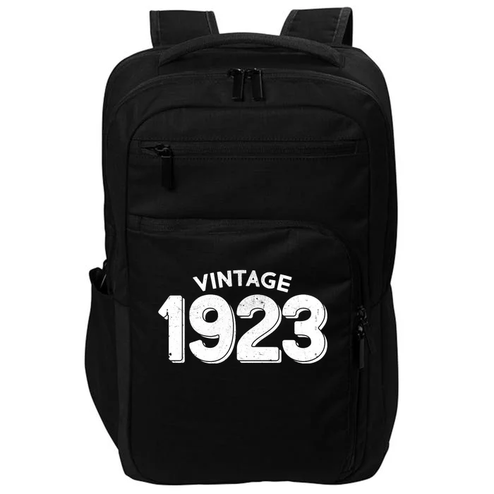 Distressed Vintage 1923 100th Birthday Impact Tech Backpack