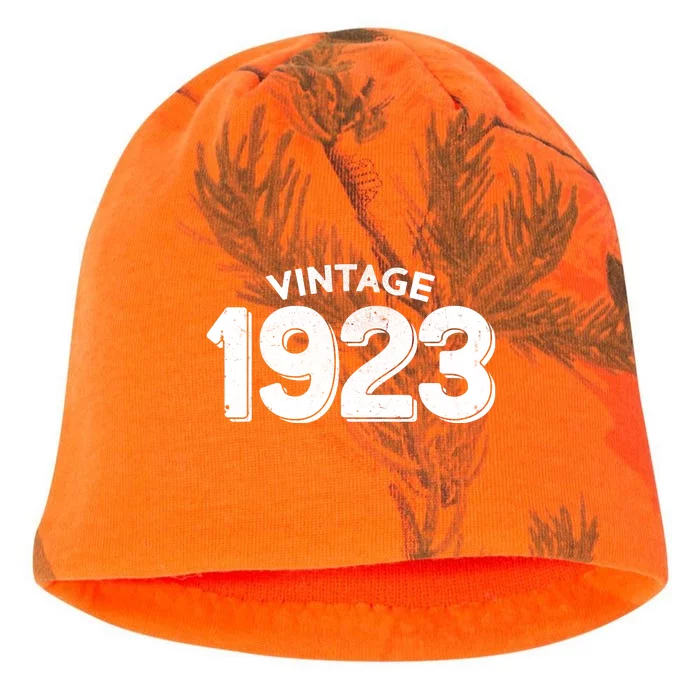 Distressed Vintage 1923 100th Birthday Kati - Camo Knit Beanie