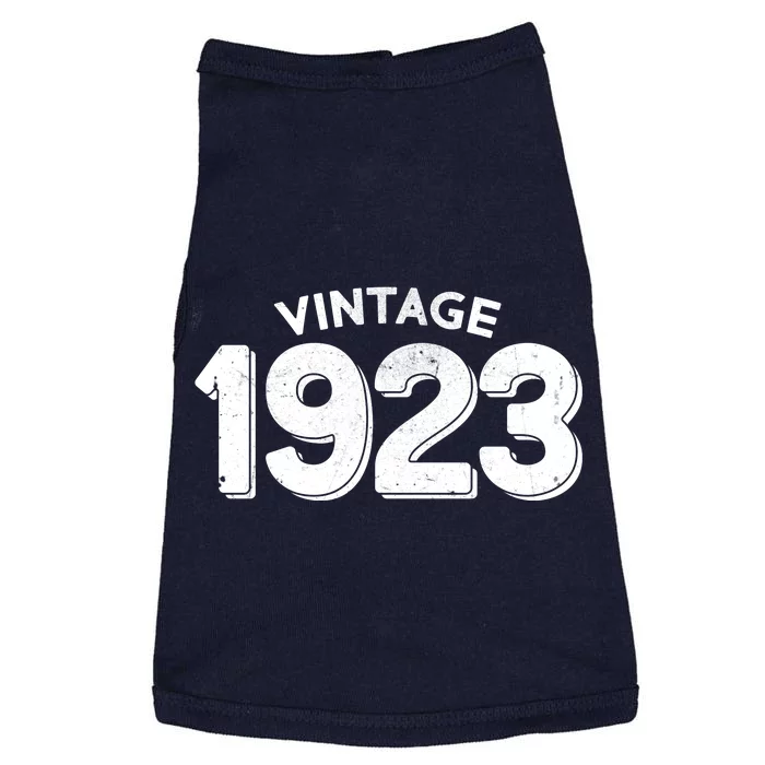 Distressed Vintage 1923 100th Birthday Doggie Tank