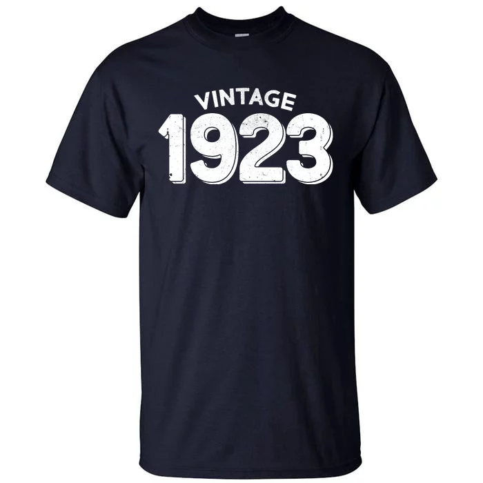 Distressed Vintage 1923 100th Birthday Tall T-Shirt