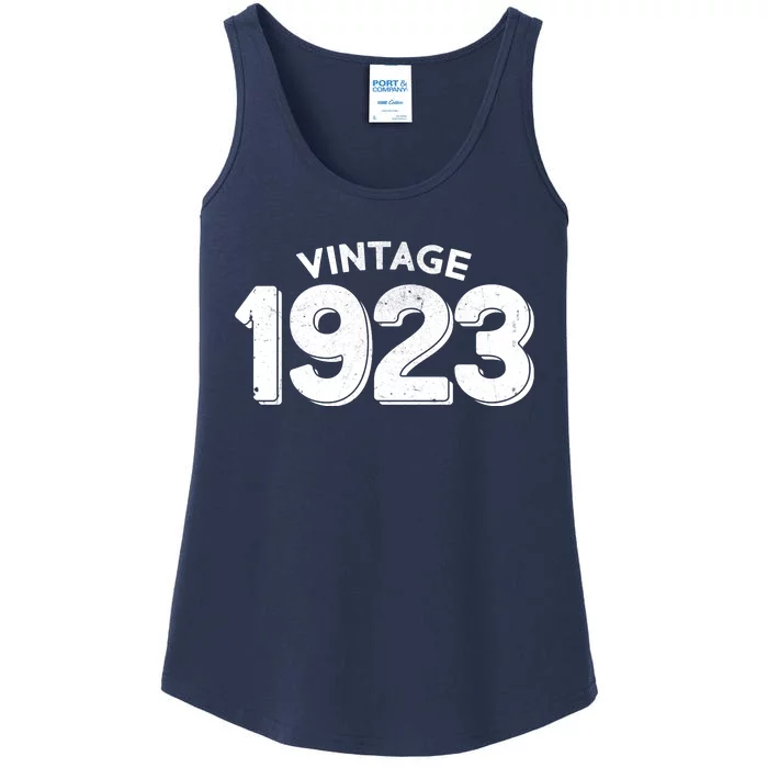 Distressed Vintage 1923 100th Birthday Ladies Essential Tank