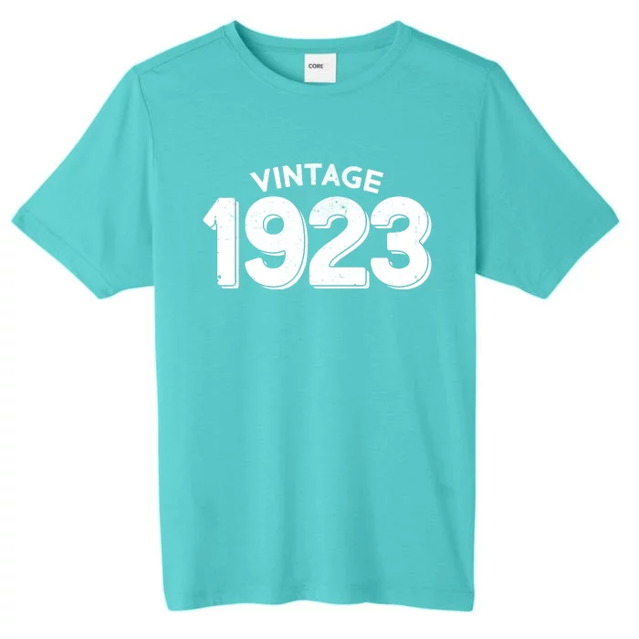 Distressed Vintage 1923 100th Birthday ChromaSoft Performance T-Shirt