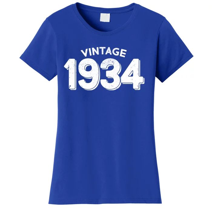 Distressed Vintage 1934 90th Birthday Women's T-Shirt