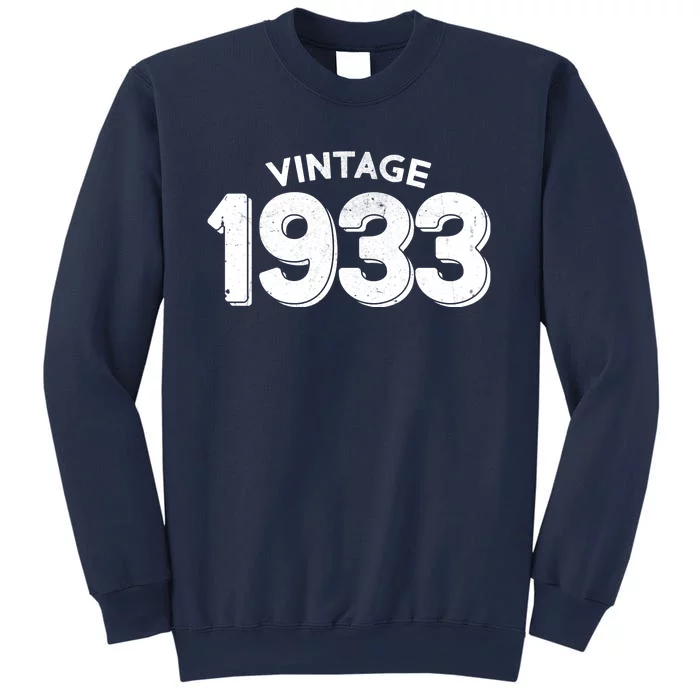 Distressed Vintage 1933 90th Birthday Sweatshirt