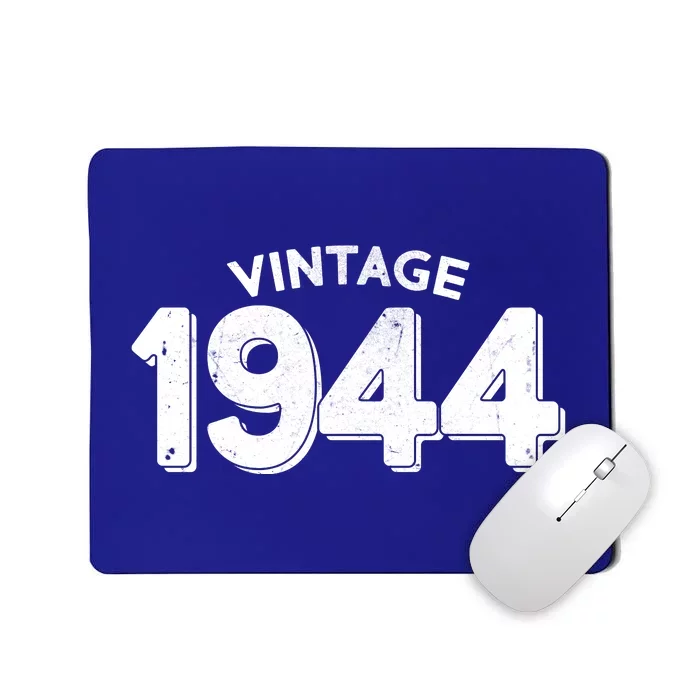 Distressed Vintage 1944 80th Birthday Mousepad