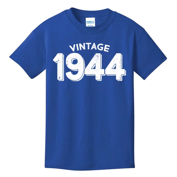 Distressed Vintage 1944 80th Birthday Kids T-Shirt