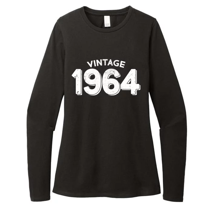 Distressed Vintage 1964 60th Birthday Womens CVC Long Sleeve Shirt