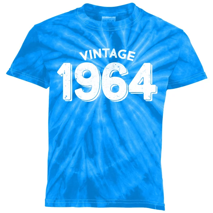 Distressed Vintage 1964 60th Birthday Kids Tie-Dye T-Shirt