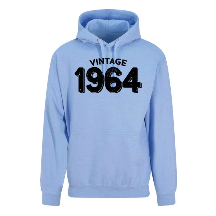 Distressed Vintage 1964 60th Birthday Unisex Surf Hoodie