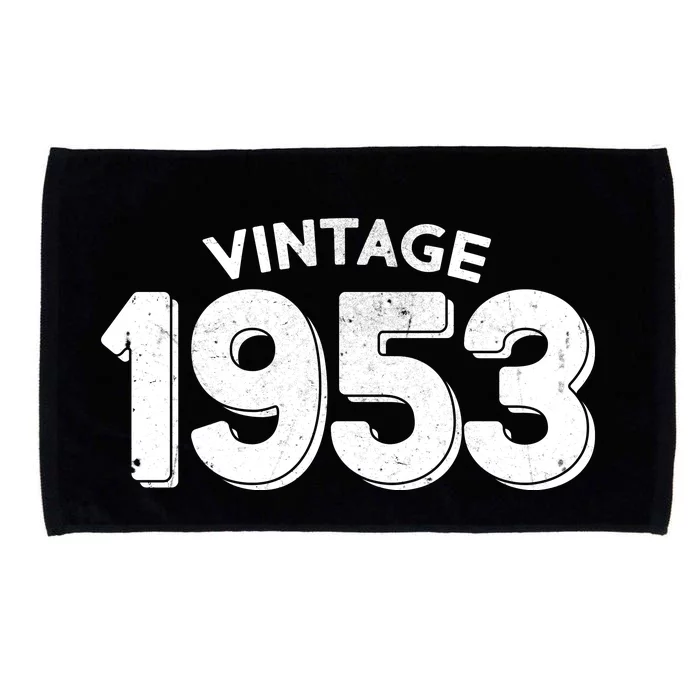 Distressed Vintage 1953 70th Birthday Microfiber Hand Towel