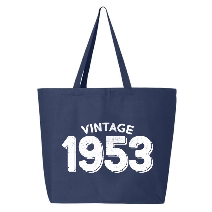 Distressed Vintage 1953 70th Birthday 25L Jumbo Tote