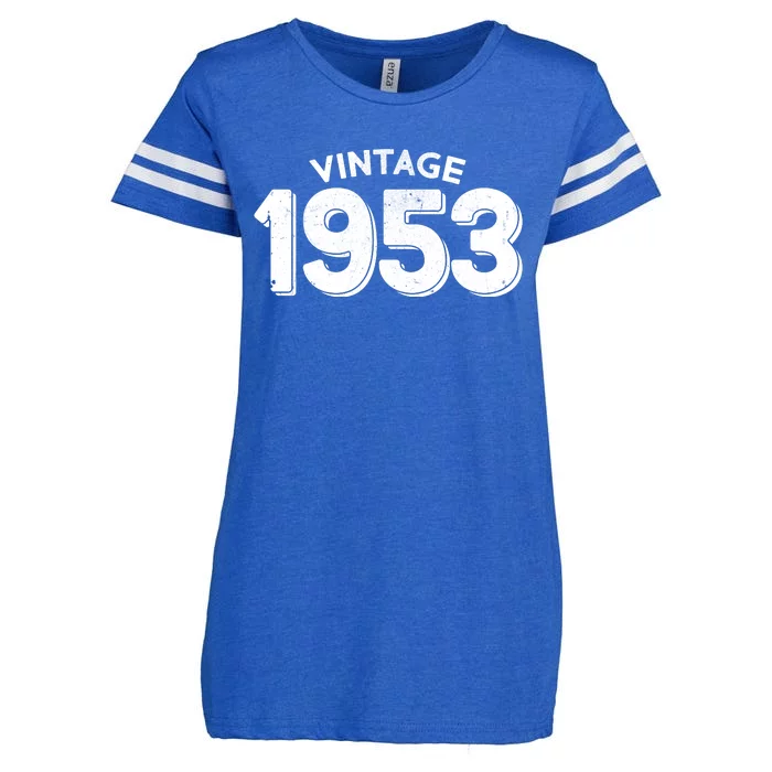 Distressed Vintage 1953 70th Birthday Enza Ladies Jersey Football T-Shirt