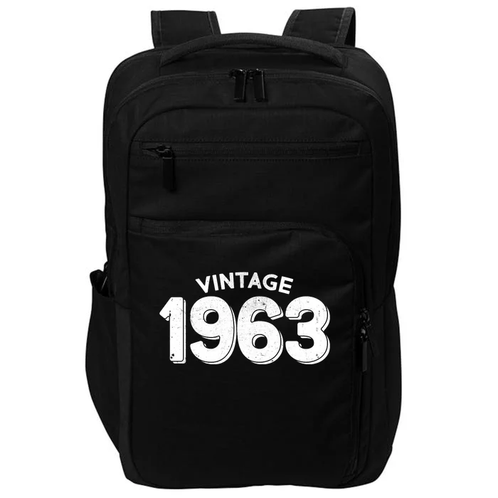 Distressed Vintage 1963 60th Birthday Impact Tech Backpack