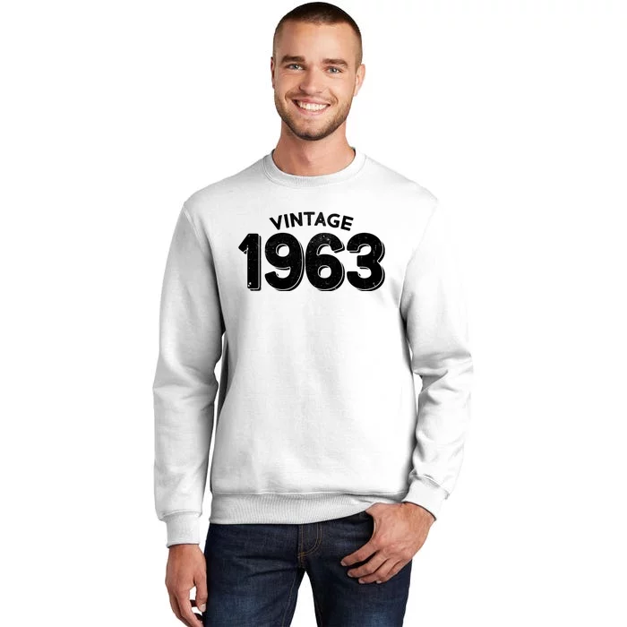 Distressed Vintage 1963 60th Birthday Sweatshirt