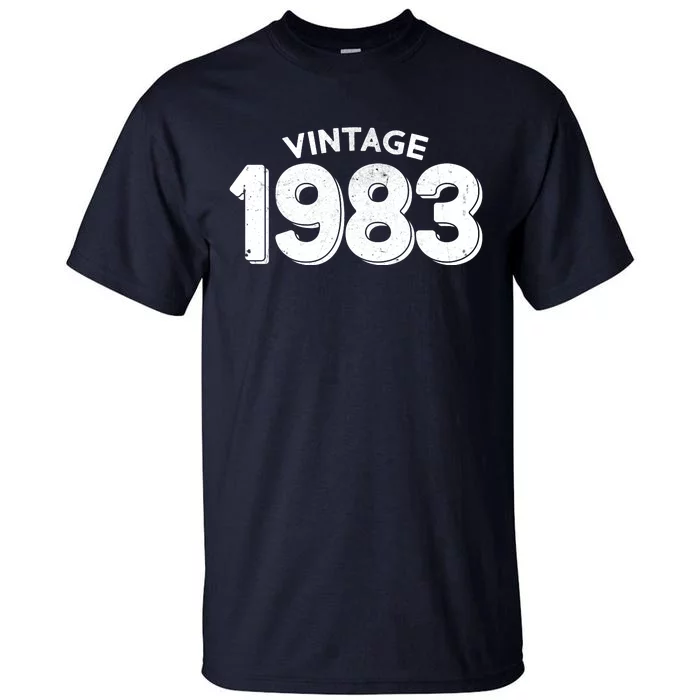 Distressed Vintage 1983 40th Birthday Tall T-Shirt