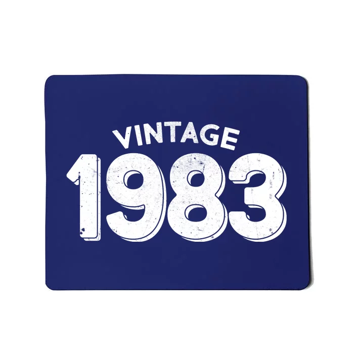 Distressed Vintage 1983 40th Birthday Mousepad