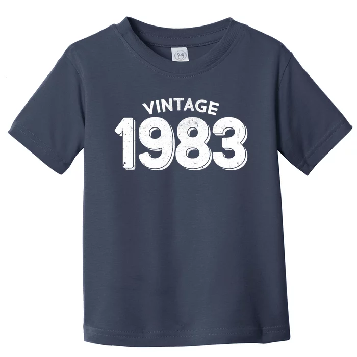 Distressed Vintage 1983 40th Birthday Toddler T-Shirt