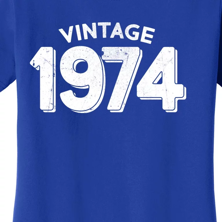 Distressed Vintage 1974 50th Birthday Women's T-Shirt