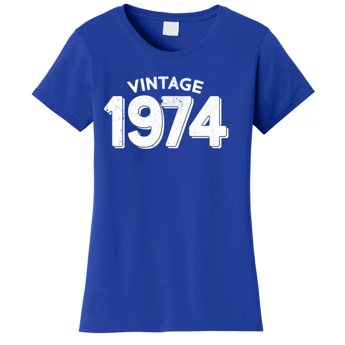 Distressed Vintage 1974 50th Birthday Women's T-Shirt