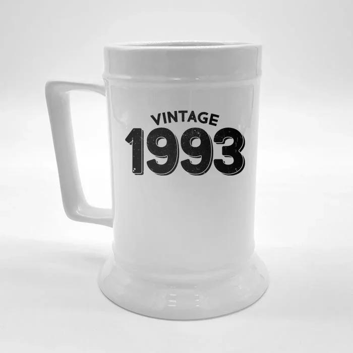 Distressed Vintage 1993 30th Birthday Front & Back Beer Stein