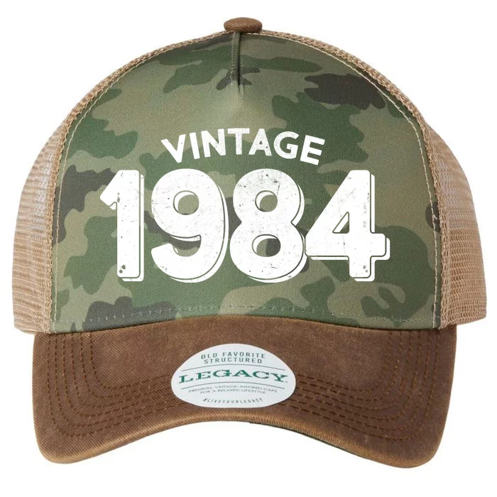 Distressed Vintage 1984 40th Birthday Legacy Tie Dye Trucker Hat