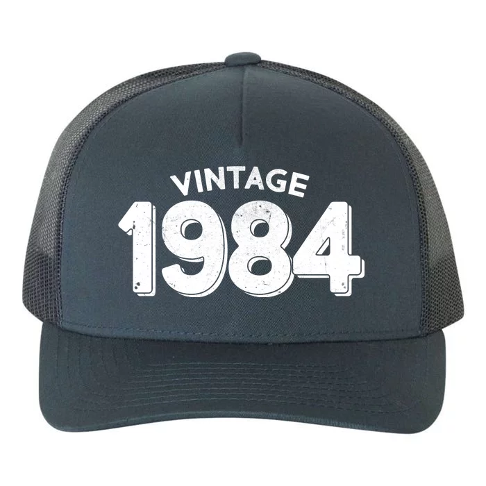 Distressed Vintage 1984 40th Birthday Yupoong Adult 5-Panel Trucker Hat