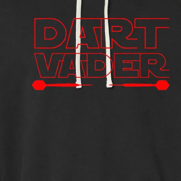 Dart Vader 180 Darts Darts Dart Player Gift Darts Garment-Dyed Fleece Hoodie