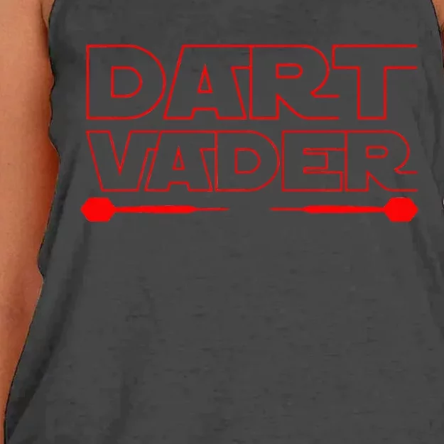 Dart Vader 180 Darts Darts Dart Player Gift Darts Women's Knotted Racerback Tank