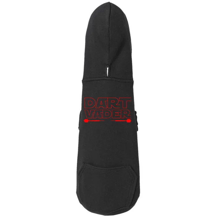 Dart Vader 180 Darts Darts Dart Player Gift Darts Doggie 3-End Fleece Hoodie